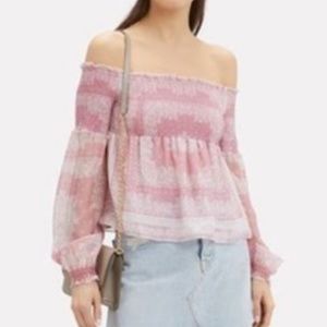 Intermix Pink Penelope Print Top